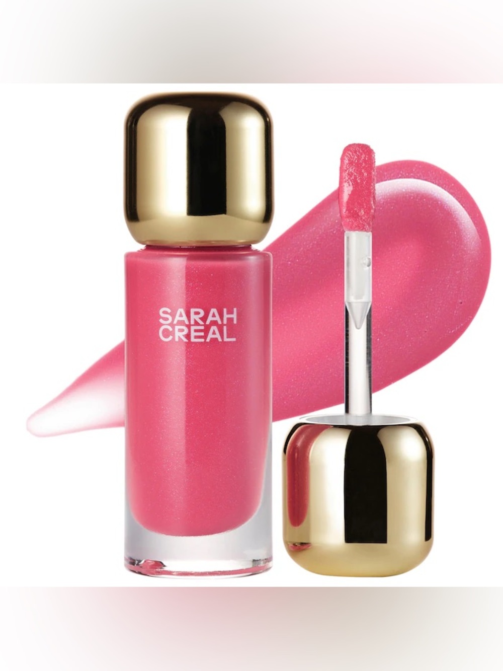 New Sarah Creal No Further Questions High Glide Peptide Lip Gloss Deal With It